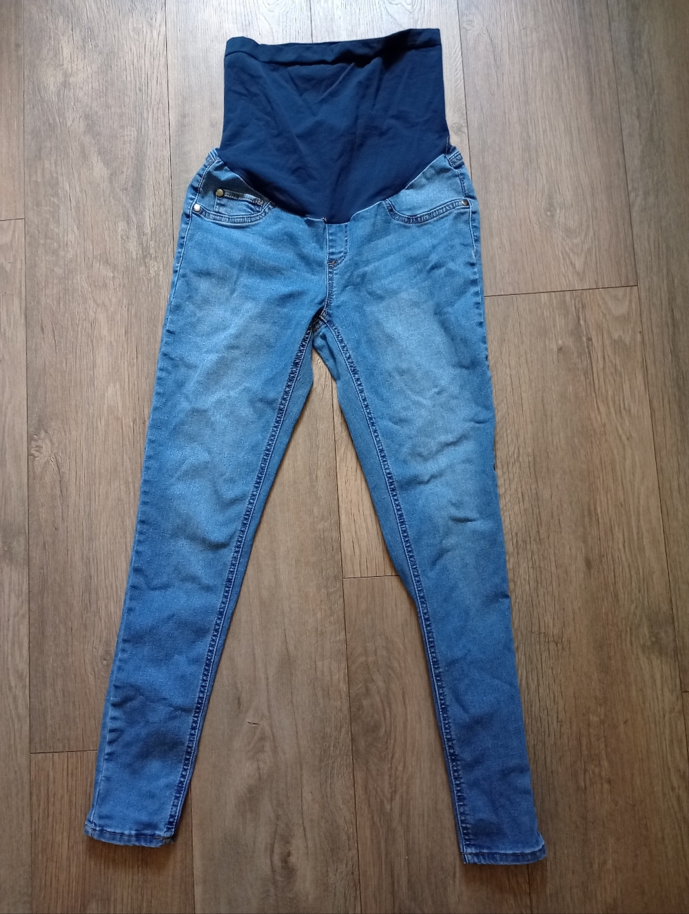 Motherhood Maternity Blue Panel Jeans, Size S